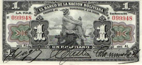 1 Boliviano 11.5.1911